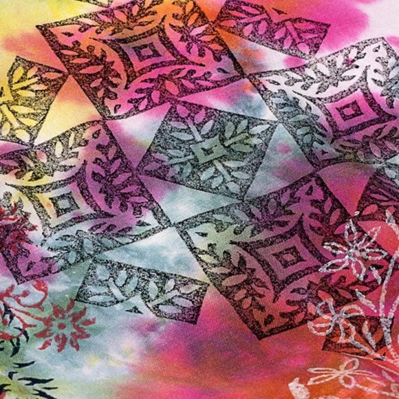 Pink and Yellow Hobo Bag large inside zipper - Picture 2 of 8